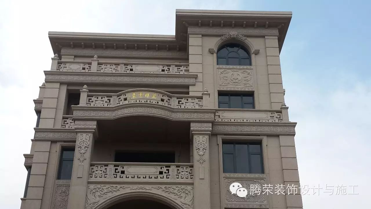 豪华独栋别墅石材干挂幕墙案例赏析