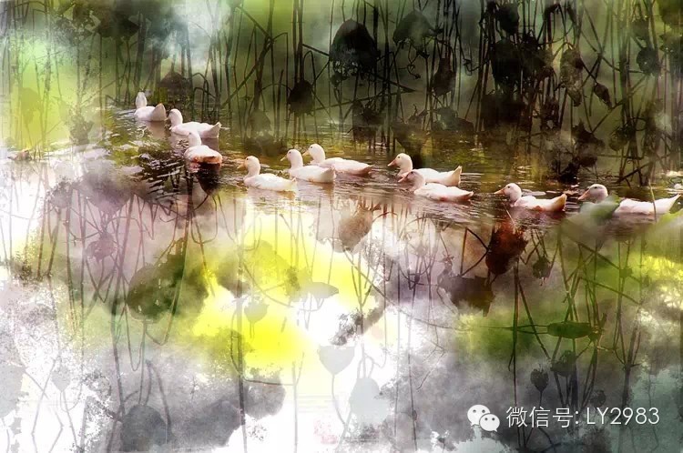 国画也可以这样逼真，太美了！