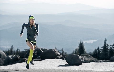 独自跑步,不受羁绊,没有约束.