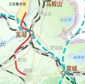 尤其是 南陵-繁昌-芜湖-江北集中区城际铁路,线路长度87公里.