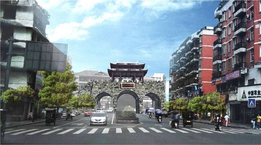 四川雅安西康古城风貌规划设计