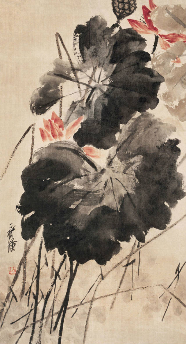 书法第一网:荷花图