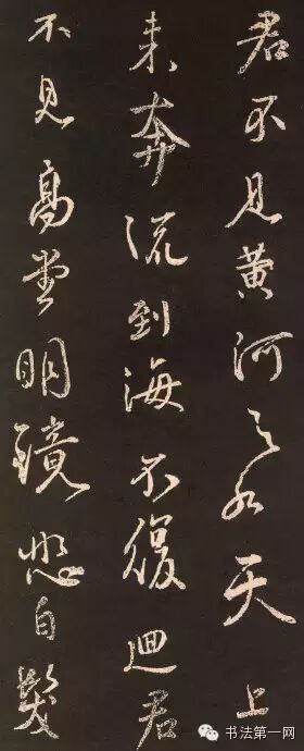 颜真卿行书集字李白将进酒