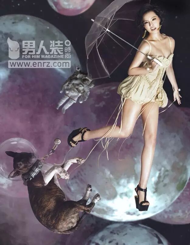 除了张钧甯,她们竟然也拍过《男人装》!