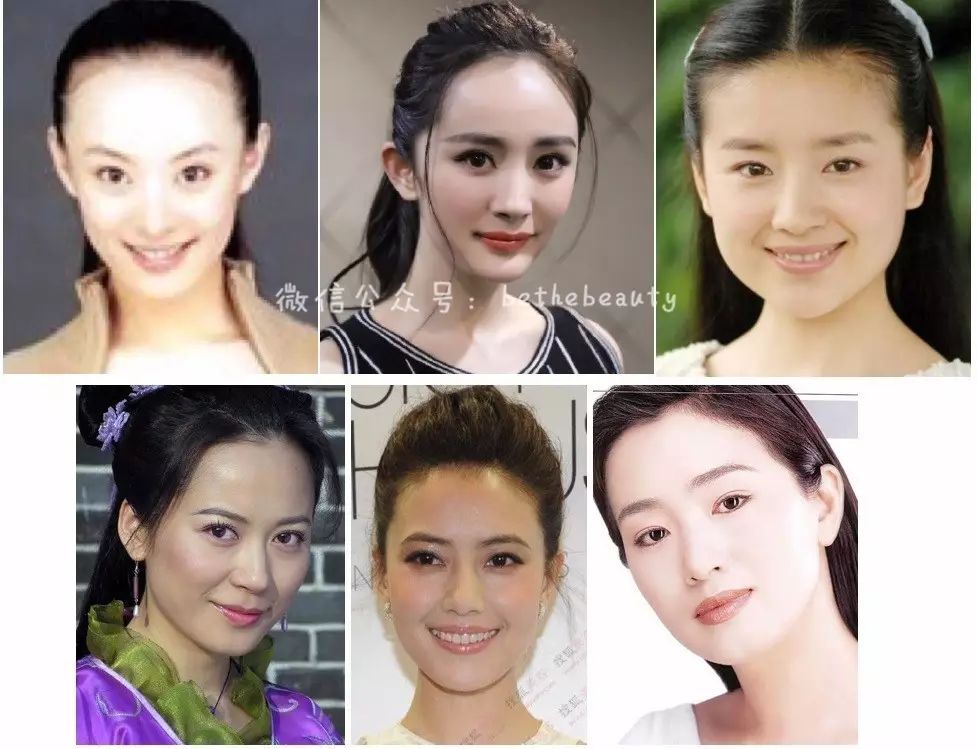 这些方脸的美人,额头都很宽广,甚至可以说脑门大