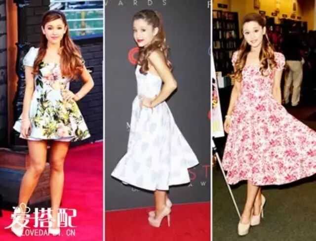 跟时尚明星Ariana Grande学搭配,满满的“少女心”
