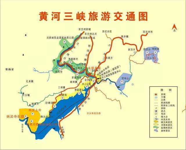 景点门票 炳灵寺石窟:50元/人 炳灵丹霞国家地质公园:50元/人 刘家峡