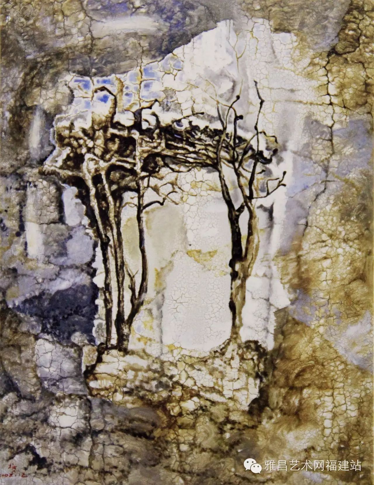 《森林之门》油画 2002年
