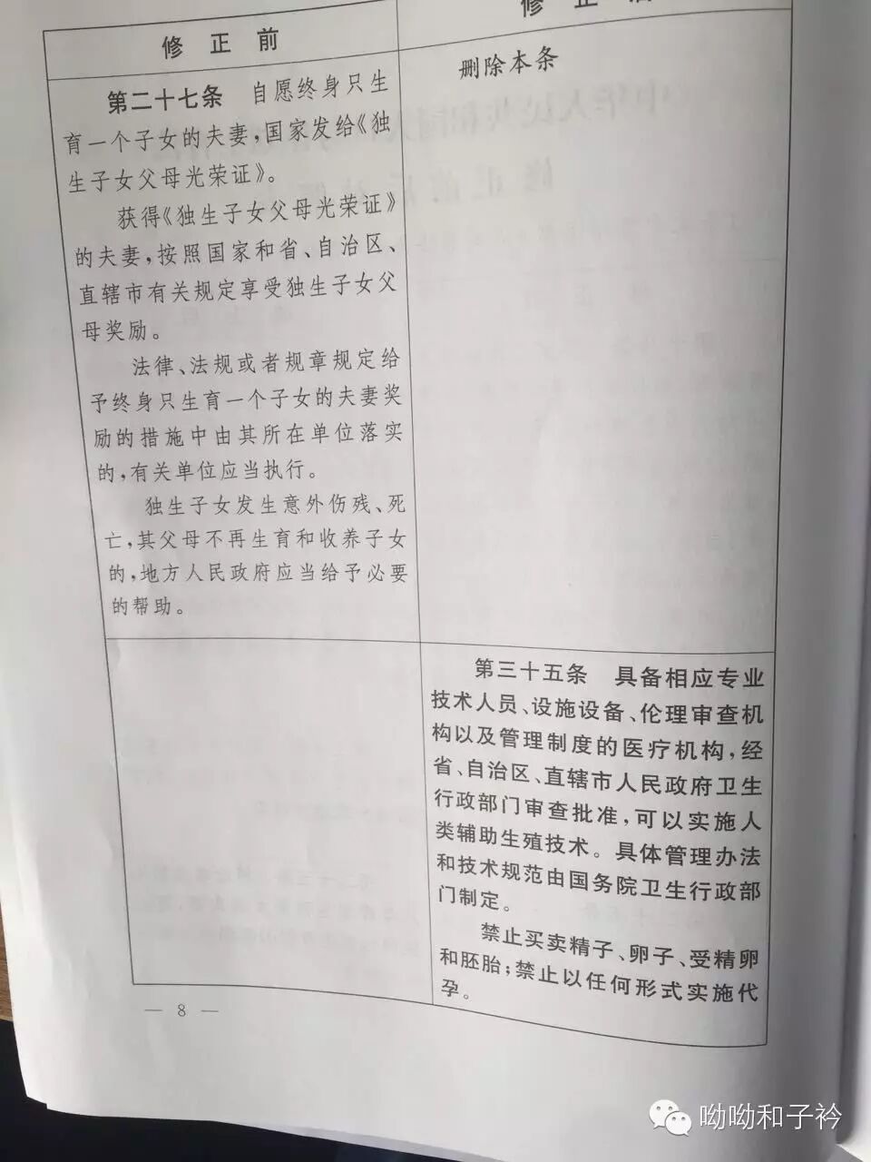 【内参】人口与计划生育法修正案(全文):社会抚养费继续保留-怀孕期