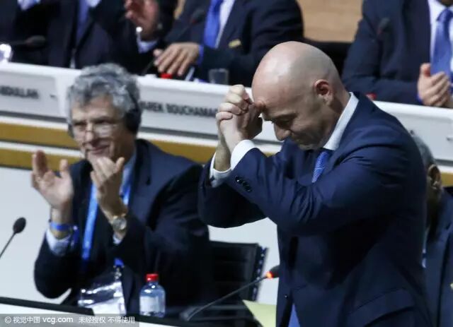 2016FIFA特别会员大会:因凡蒂诺当选国际足联主席