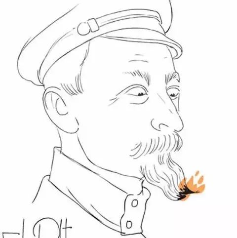 著名漫画家谢尔盖·约尔金将列宁、斯大林、普京“合体”的这幅漫画,也只是一种流行性认知的炒作。
