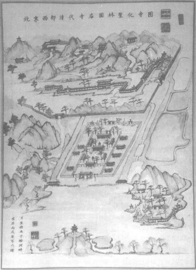 焦雄手绘圣化寺复原图