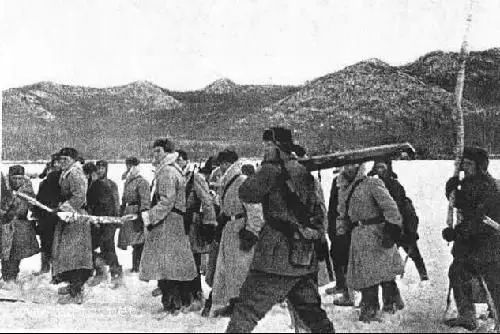 1969年珍宝岛事件中手持木棒的苏联士兵