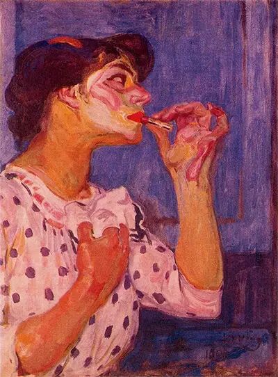 库普卡《深红》