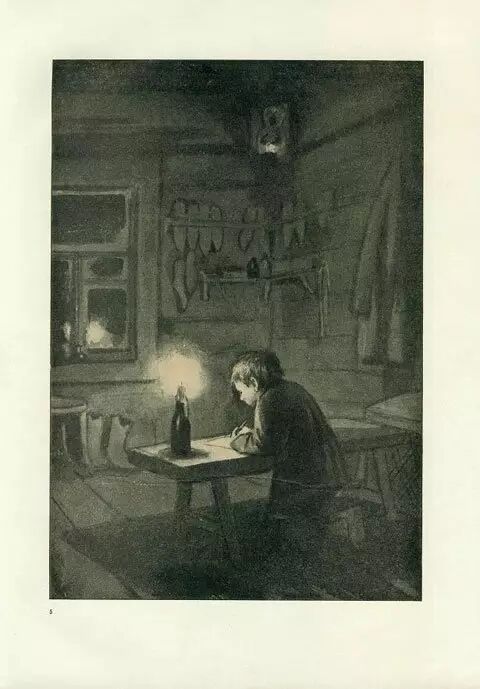 资料图:契诃夫小说《万卡》插图