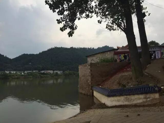 拜祭沈老的灵棚就在渡头渡口