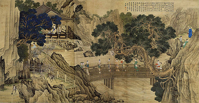 《弘历宫中行乐图》