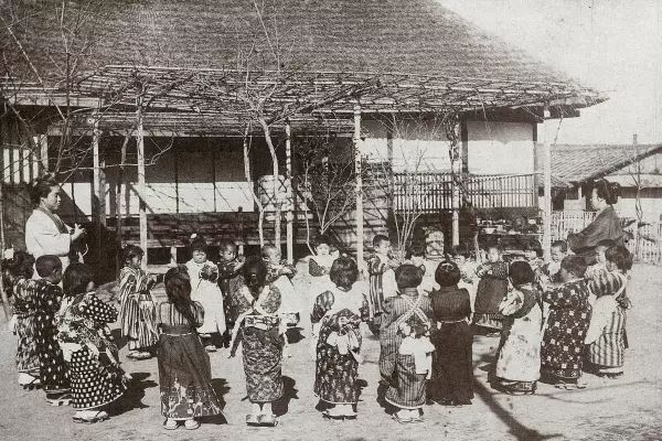 足利幼稚园,摄于1909年
