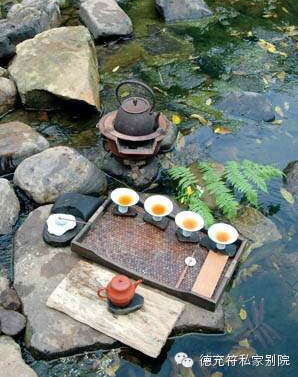 在这里,你不但可以品茶,还可以感受中国传统文化以及天人合一的意境