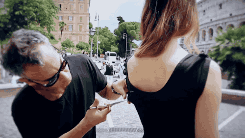 史上最强的＂真人立体裁剪＂秀!