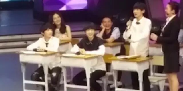 《快乐大本营》未播花絮:TFBOYS王源即兴作文获赞