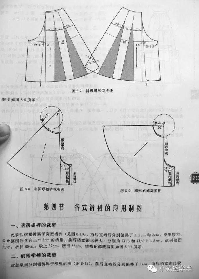 不走光又飘飘的裙裤制图大法