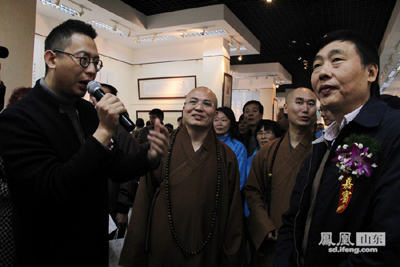 山东省首次僧人书法展：真龙法师写经展在济南市博物馆举办