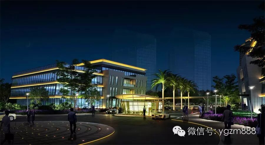 珠海金山软件园泛光照明