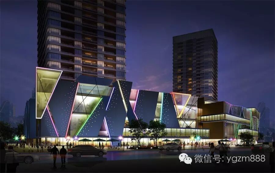 湛江中央广场夜景照明设计