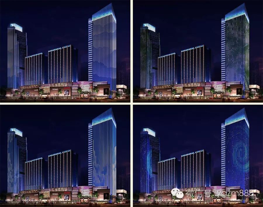 湛江中央广场夜景照明设计