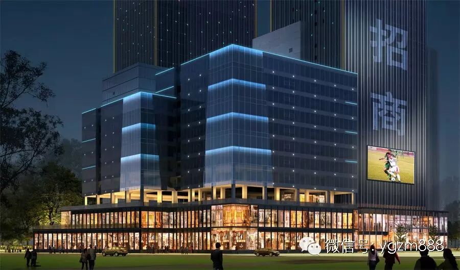 中国铁建南方总部基地夜景照明