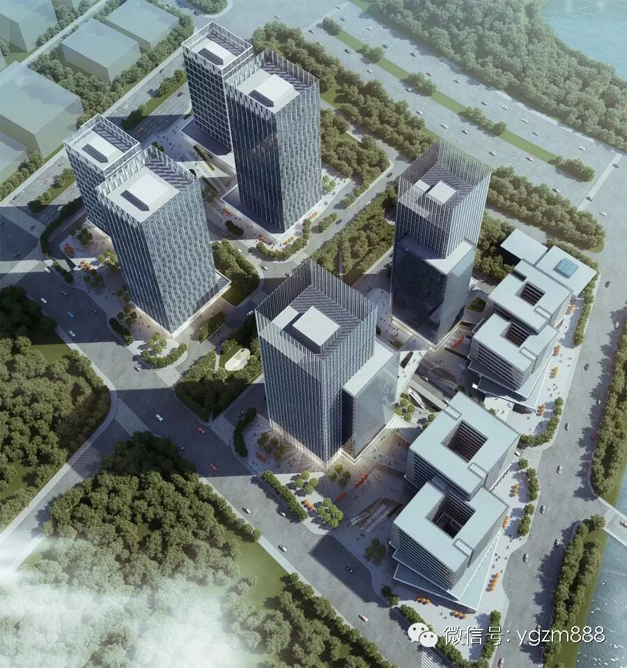 中国铁建南方总部基地夜景照明