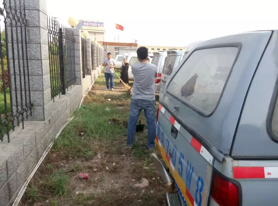 河南路友2015年除草活动现场图片