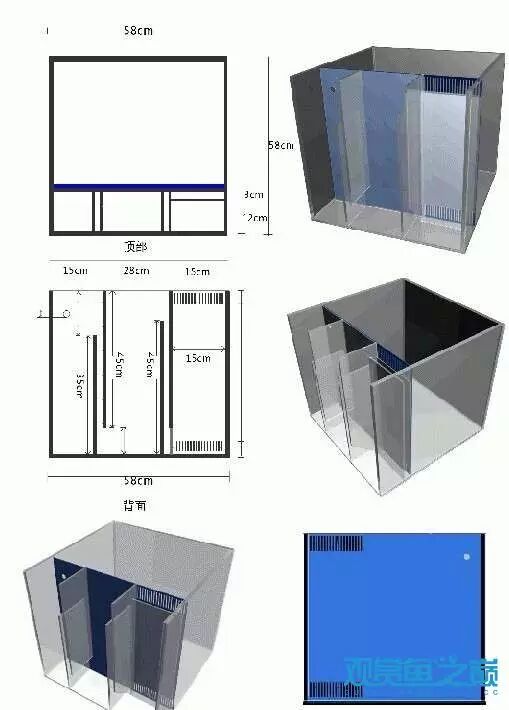 鱼缸过滤方式之背滤