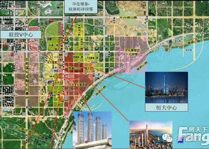 全面解密合肥滨湖新区环湖cbd板块