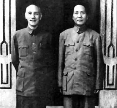 Image result for 赫尔利 毛泽东 蒋中正