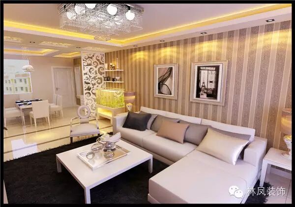 中海寰宇*天下125㎡现代风格效果图
