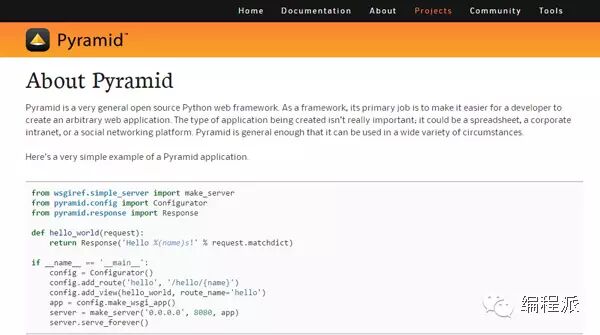 Python Web 开发的十个框架