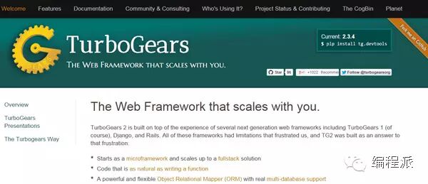 Python Web 开发的十个框架