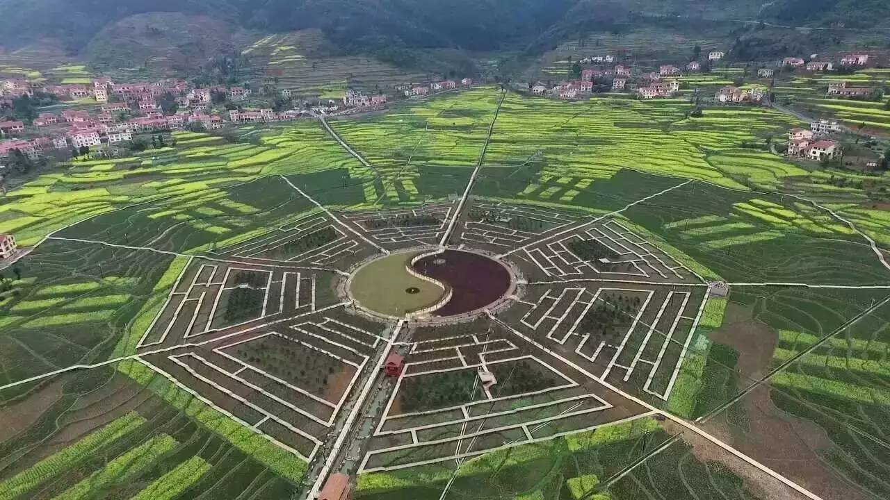 叫 "田园之美,神采八卦园"