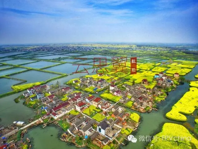 云思翼航拍,带你领略兴化花海秘境