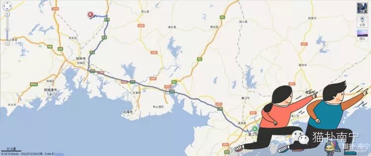 2015年最新钦州碗窑板城梨花谷旅游攻略、交通路线图、梨花实况