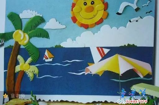 幼儿园夏季主题墙布置参考
