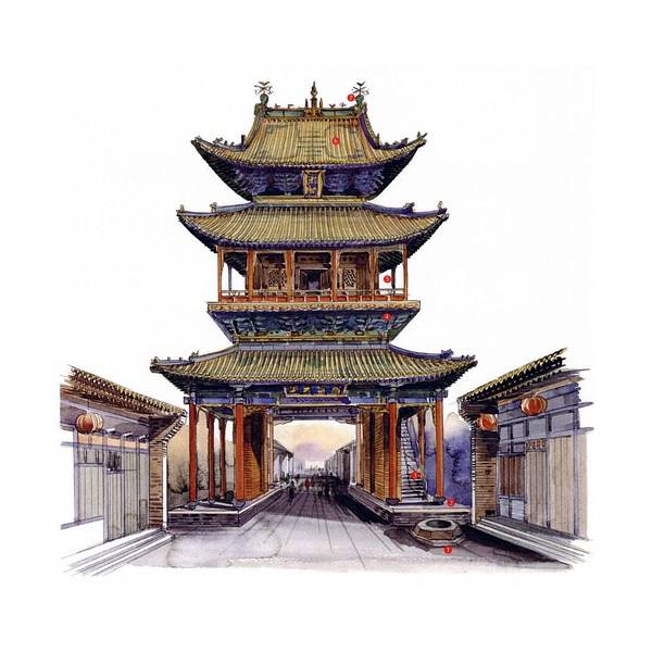 [转载]穿墙透壁——透视中国古建筑