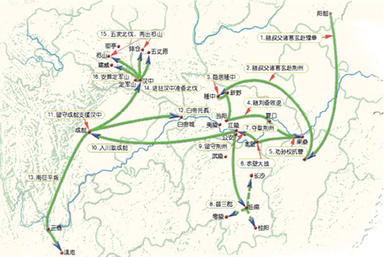 "羽扇纶巾赴征尘"——诸葛亮的人生路线图