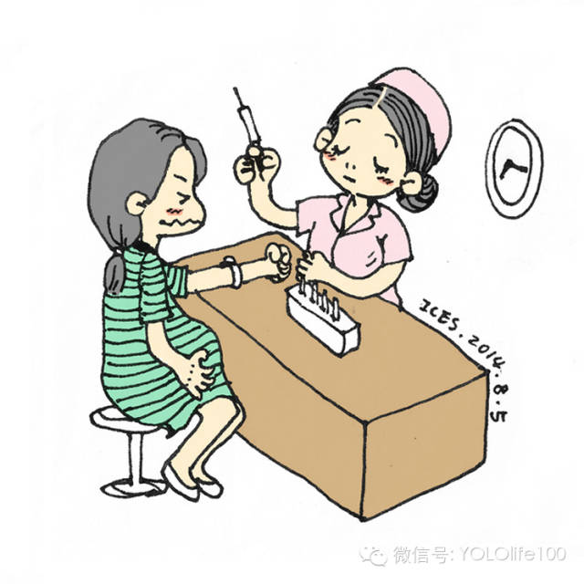 一大早便出发  早晨八点多空腹抽血查生化全项,凝血五项