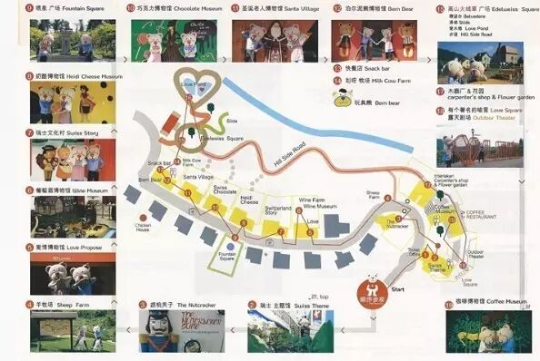 雪绒花瑞士主题公园风景