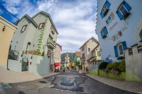 雪绒花瑞士主题公园风景