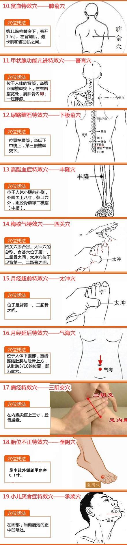 美容师：80个特效按摩穴位（收藏）