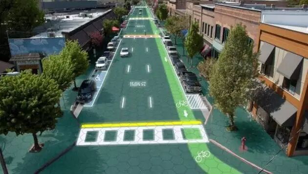 美国将测试太阳能公路 自带LED灯还能发电